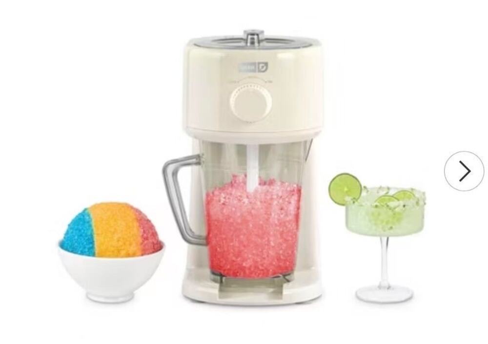 DASH Deluxe Shaved Ice & Slushy Maker with Serving Pitcher – New in Box